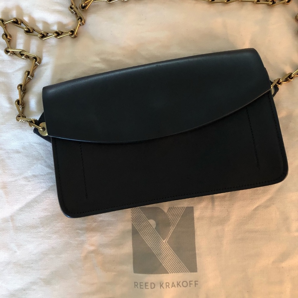 Reed Krakoff Black Leather Clutch